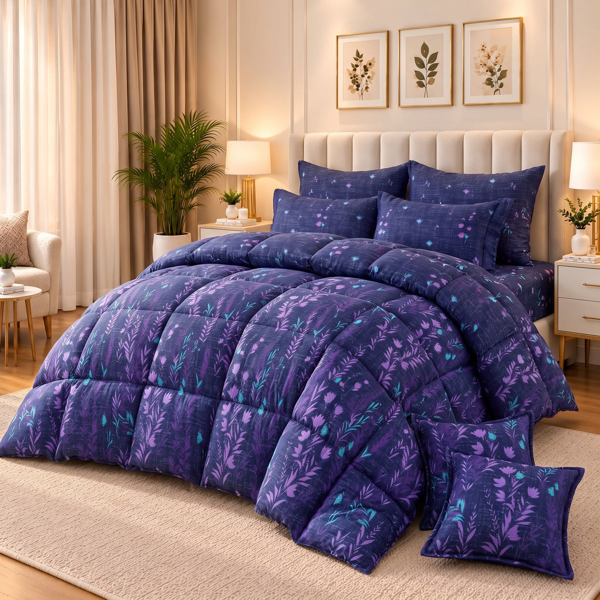 ALEKTRA -8 pcs WINTER RAZAI Set (HEAVY FILLING)