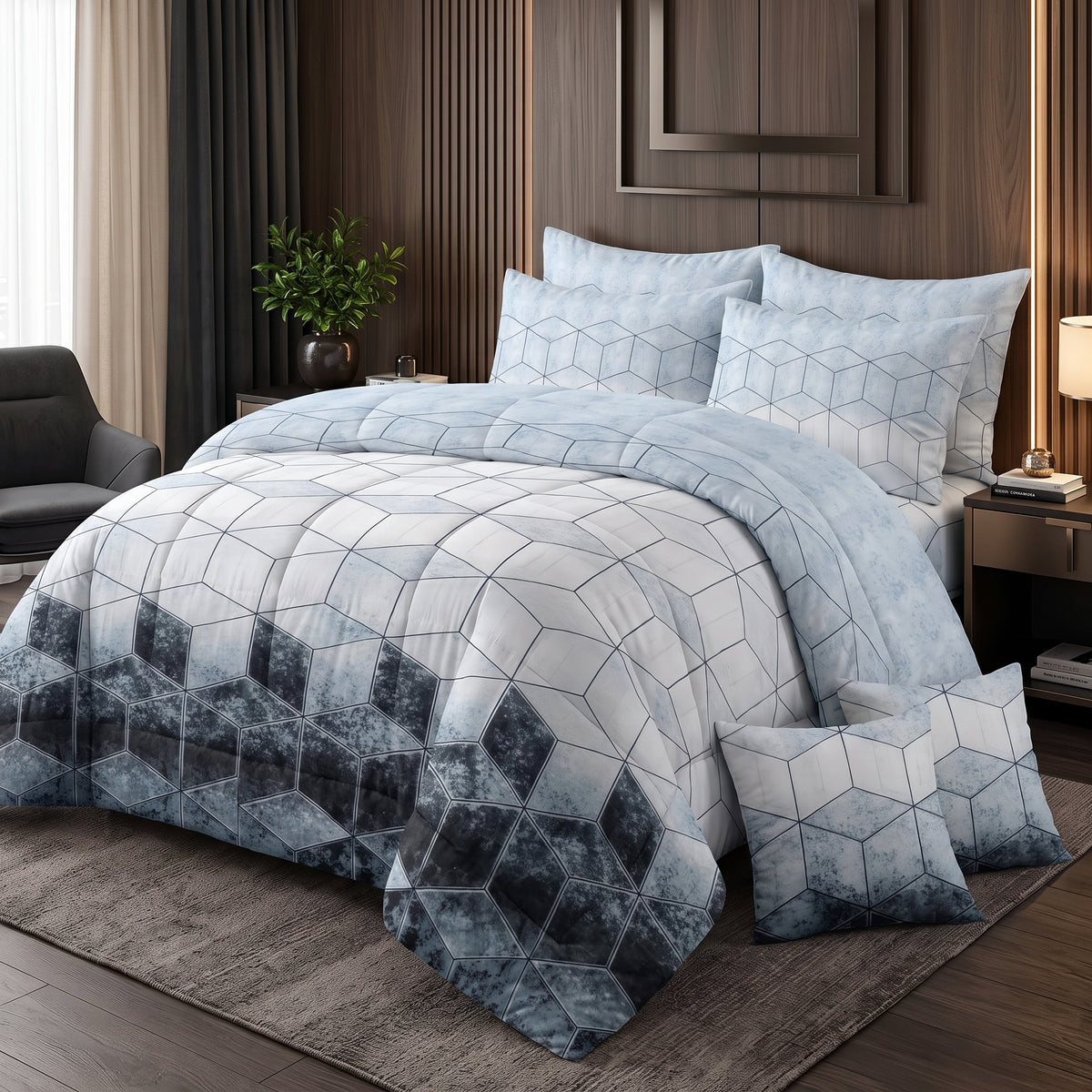 Blue Prism Grid -8 pcs WINTER RAZAI Set (HEAVY FILLING)