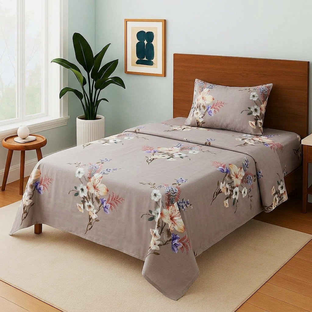 Misty Botanical - Single Bedsheet Set
