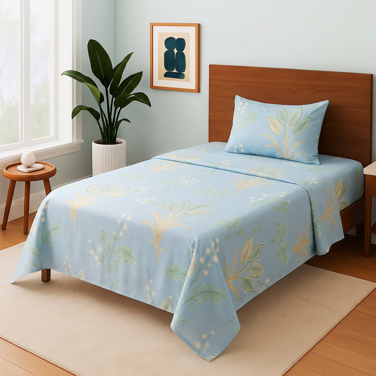 Sky Tree - Single Bedsheet Set