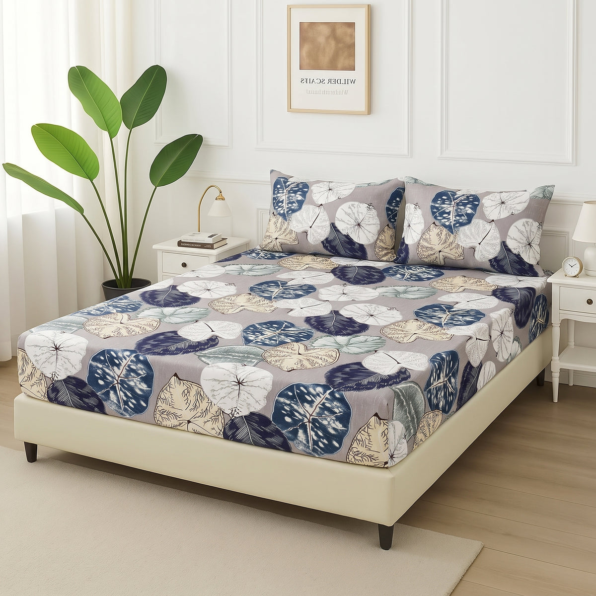 Harvest Leaves - Fitted Bedsheet Set