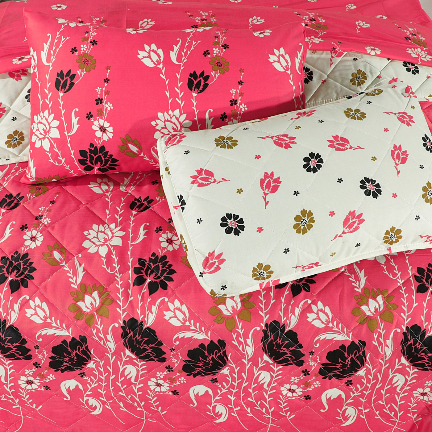 Pink Beauty - Summer Comforter Set (Light Filling)