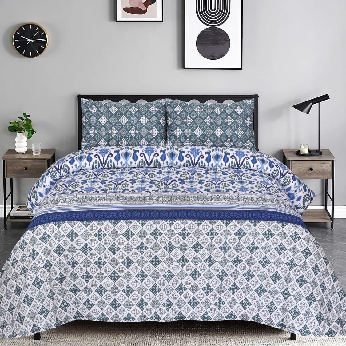 Levis Beauty-Premium Pure Cotton Bed Sheet Set