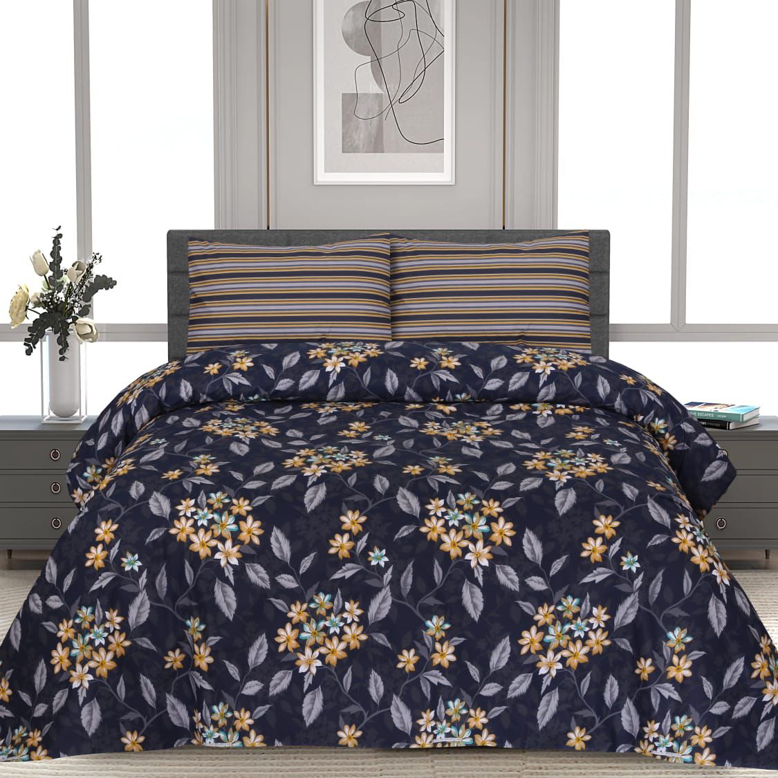 Beauty Tree-Premium Pure Cotton Bed Sheet Set