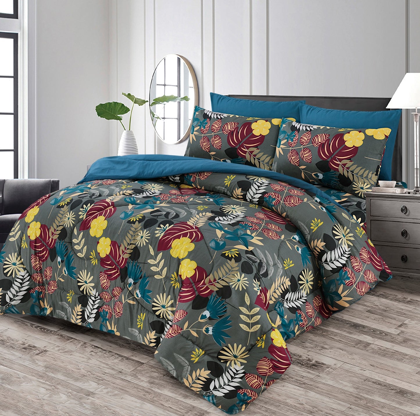 6pcs Summer Comforter Sets - Multiple Patta