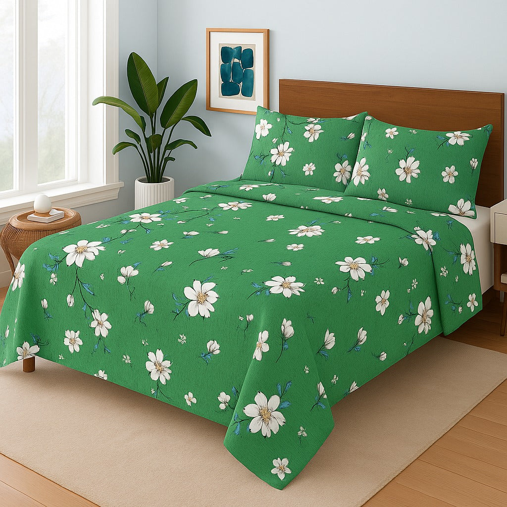 GREENISH- Bedsheet Set