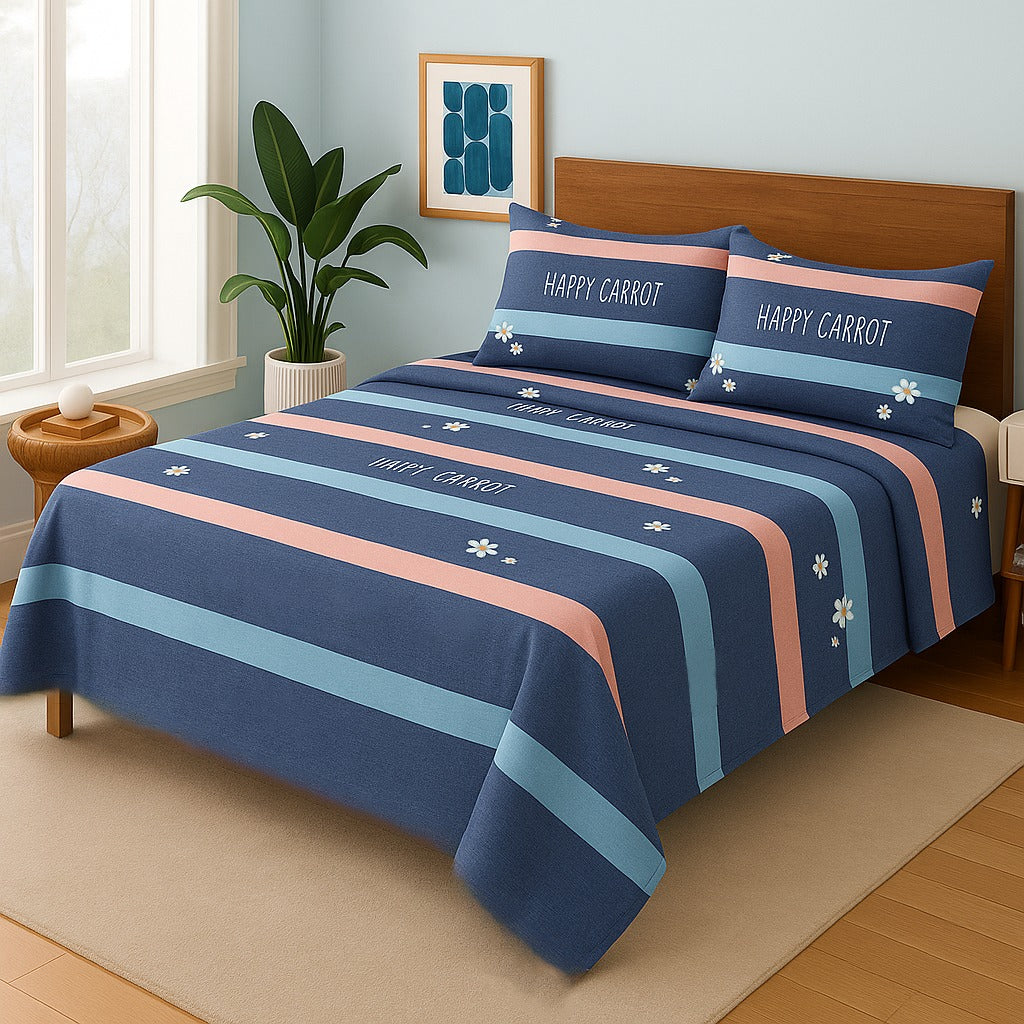 HAPPY CARROT- Bedsheet Set