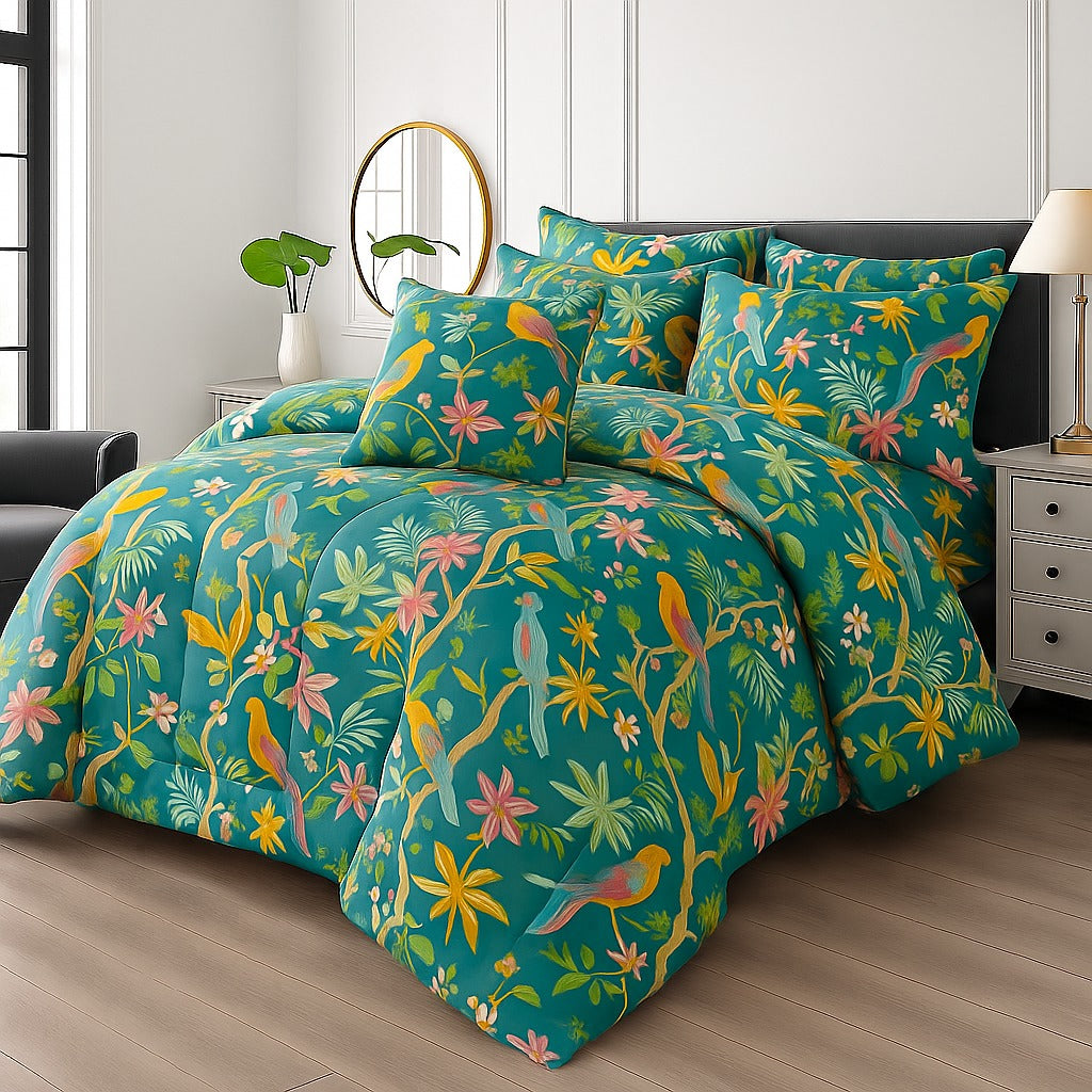 CARNATION- 7pcs Summer Comforter Set (Light Filling)