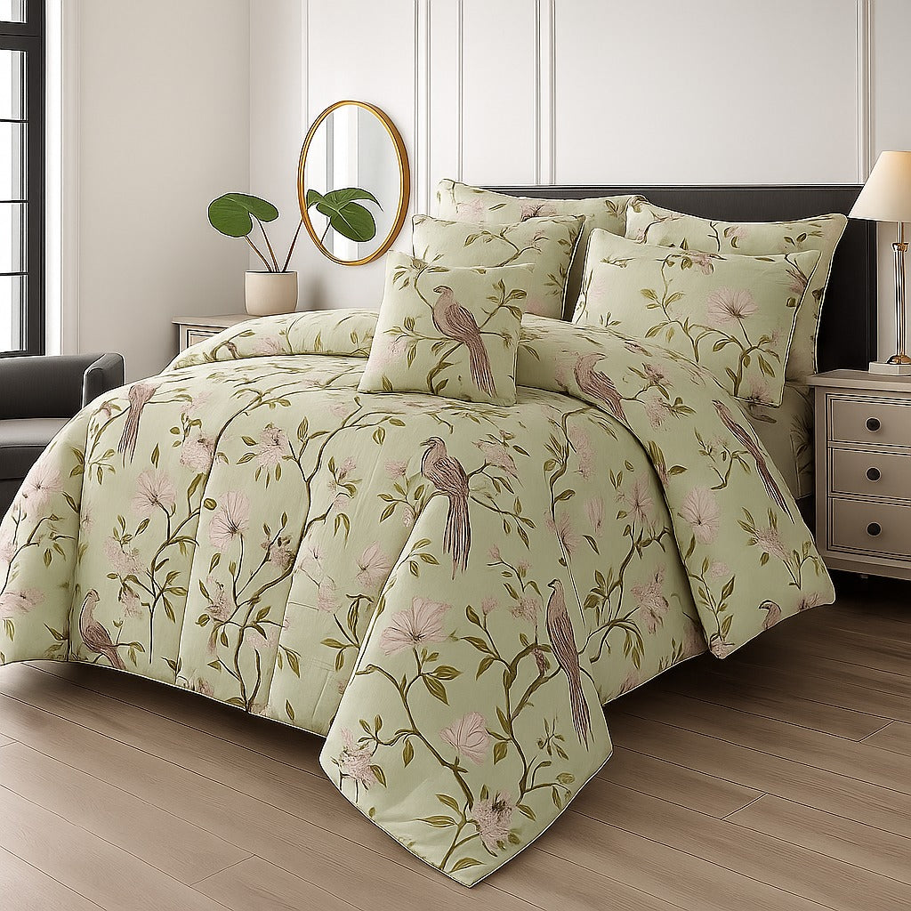 BIRDY- 7pcs Summer Comforter Set (Light Filling)