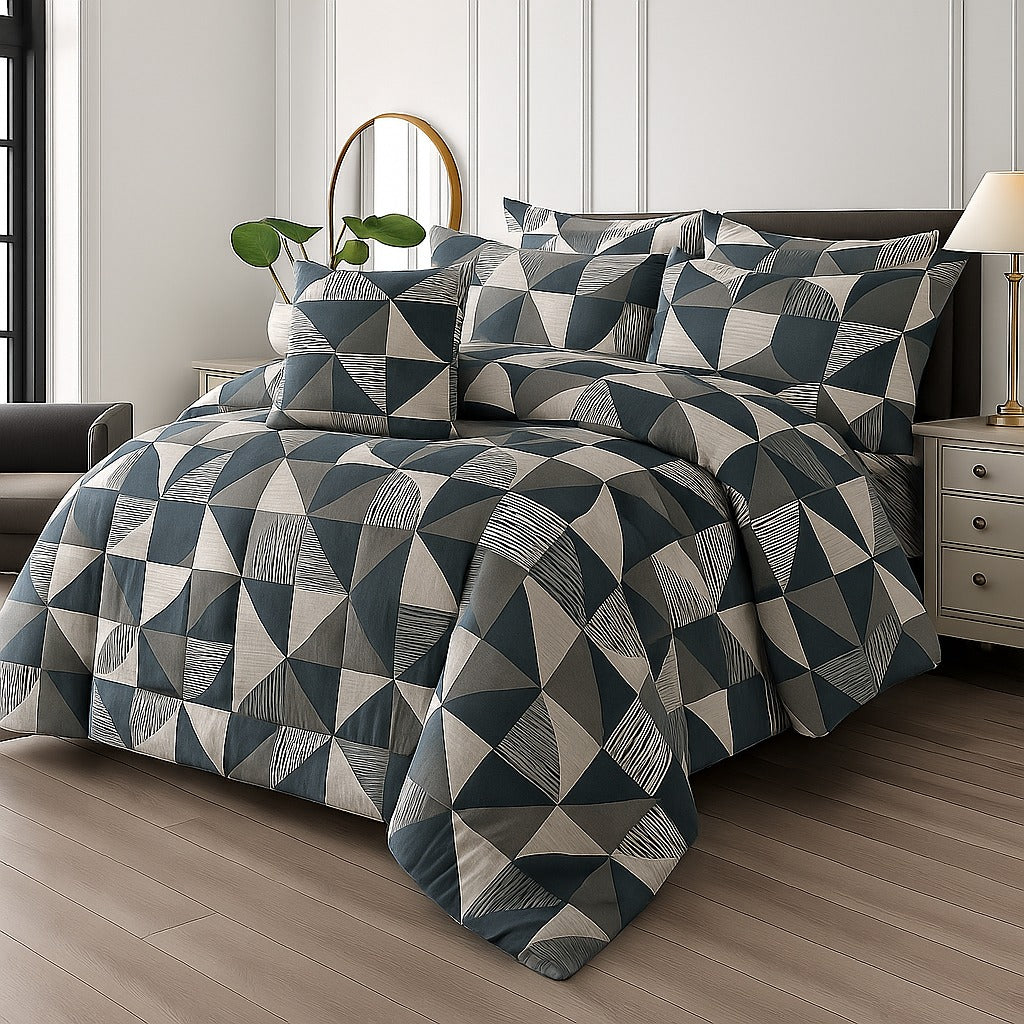 BOX- 7pcs Summer Comforter Set (Light Filling)