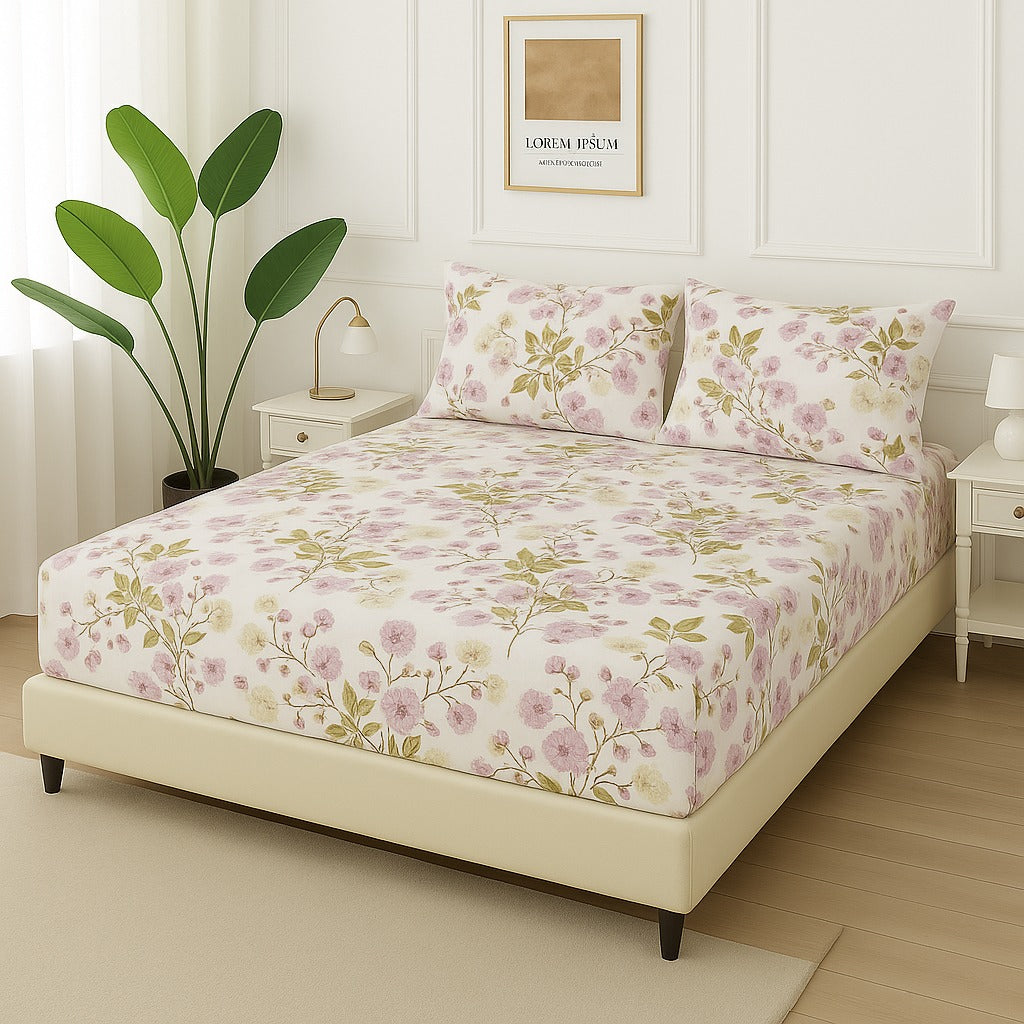 SEEKU- Fitted Bedsheet Set