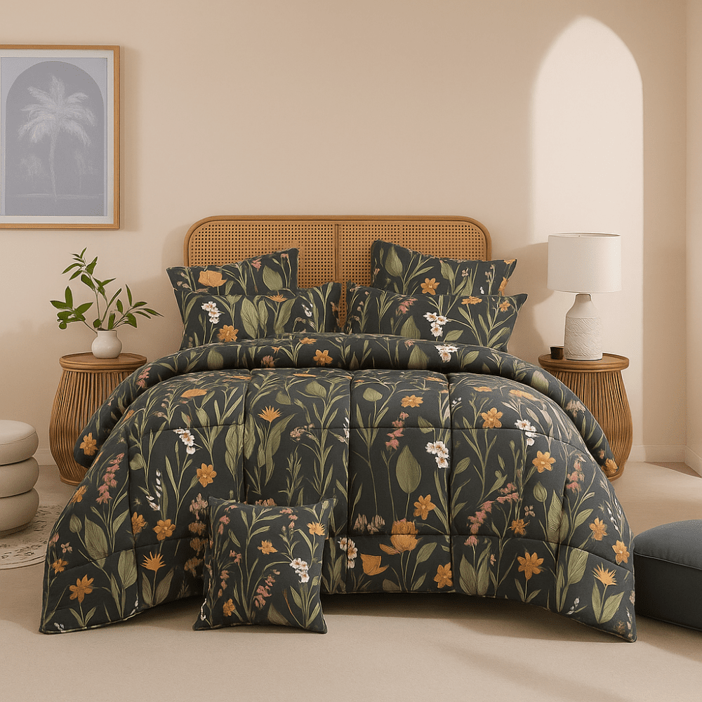 Black Forest - 6pcs Premium Comforter Set - Zaraish.com
