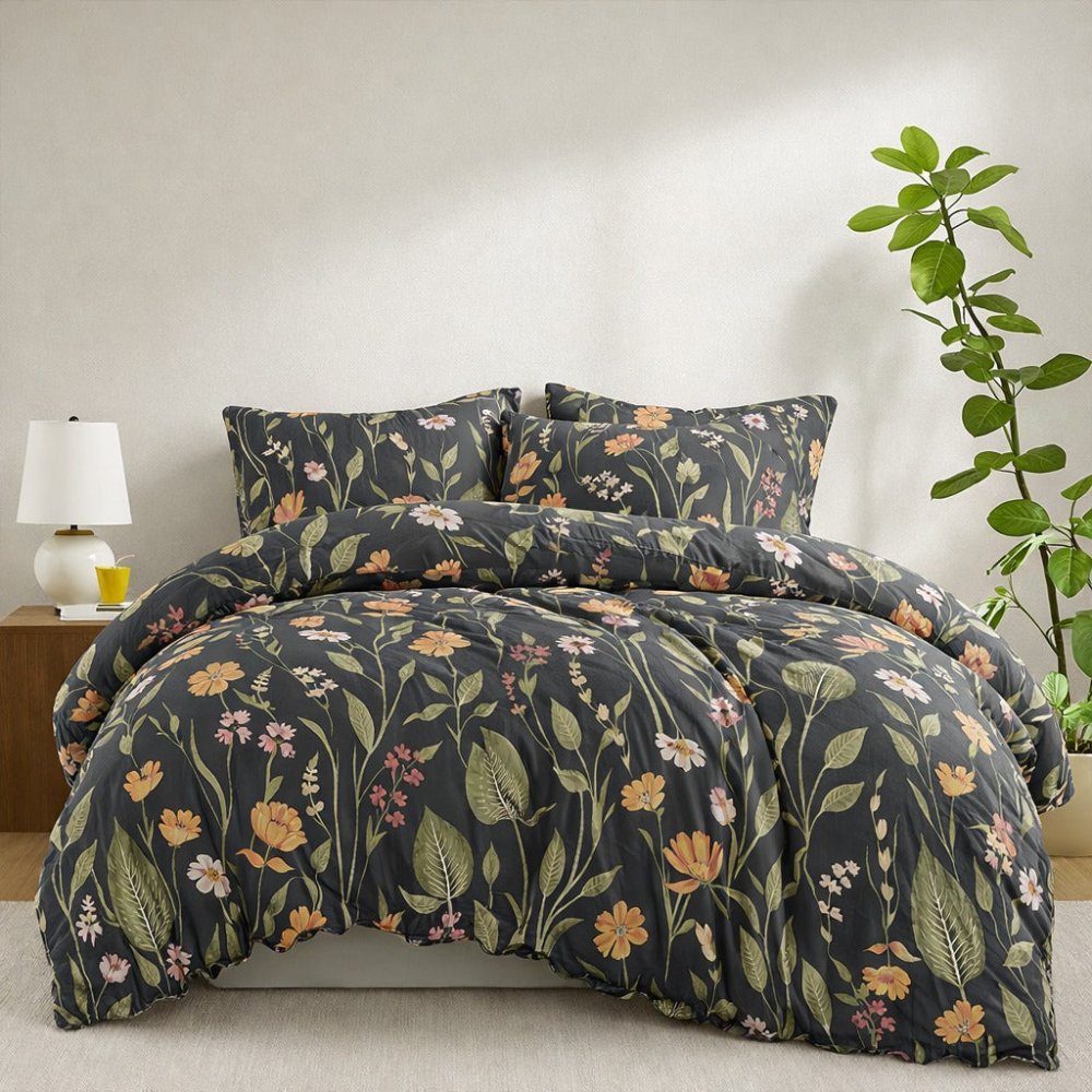 Black Forest - 6pcs Quilt Cover Set (Without Filling) - Zaraish.com