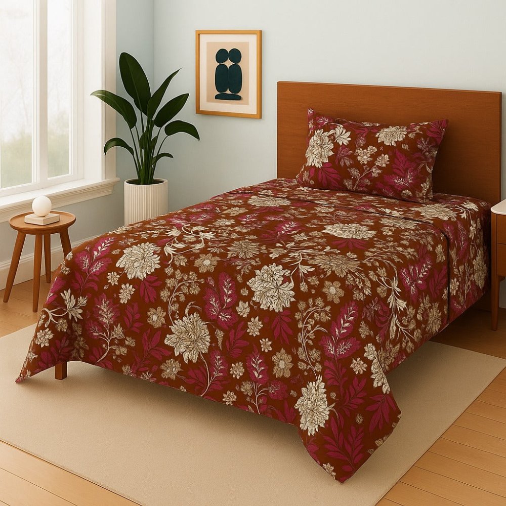 FOREST LEAVES - Single Bedsheet Set - Zaraish.com