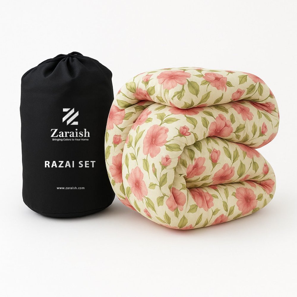 HOBISCUS - WINTER RAZAI Set (HEAVY FILLING) - Zaraish.com