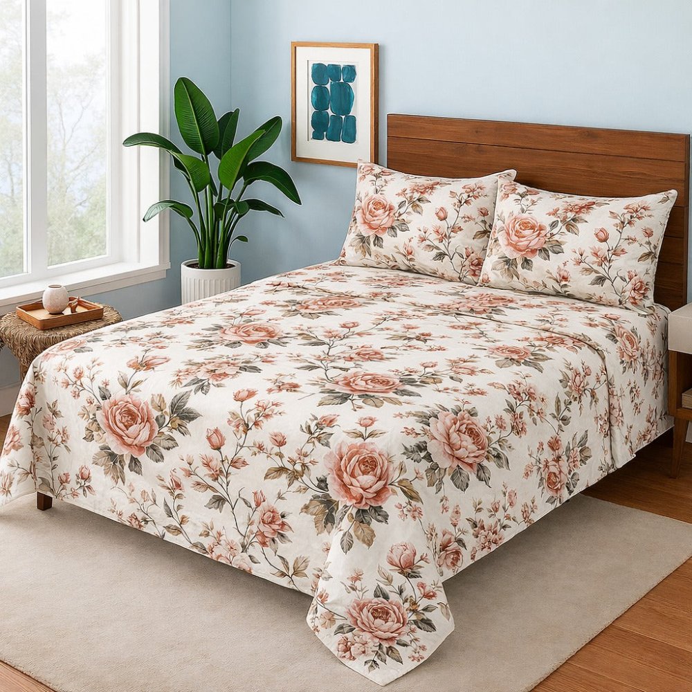 Orchidian - Bedsheet Set - Zaraish.com