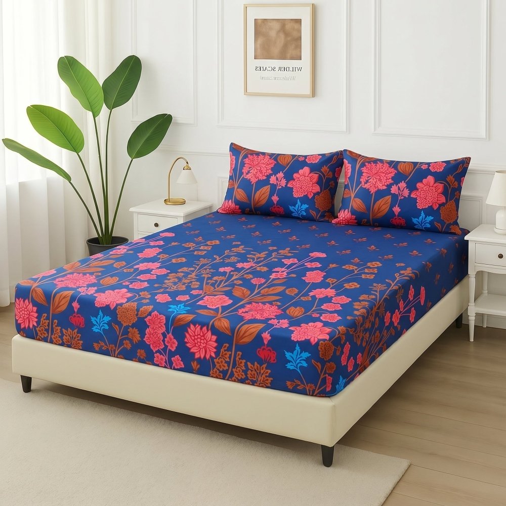 Royal Peony - Fitted Bedsheet Set - Zaraish.com