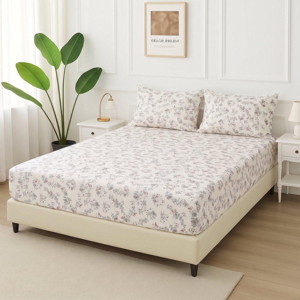Soft Serenade - Fitted Bedsheet Set - Zaraish.com