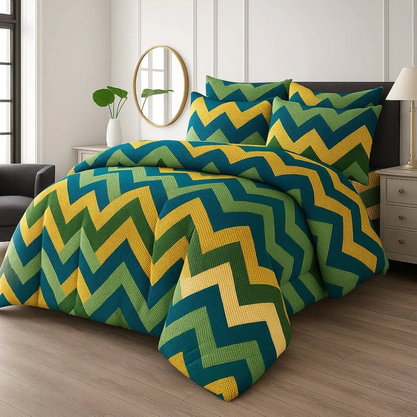 TikTok - 6pcs Quilt Cover Set (Without Filling) - Zaraish.com