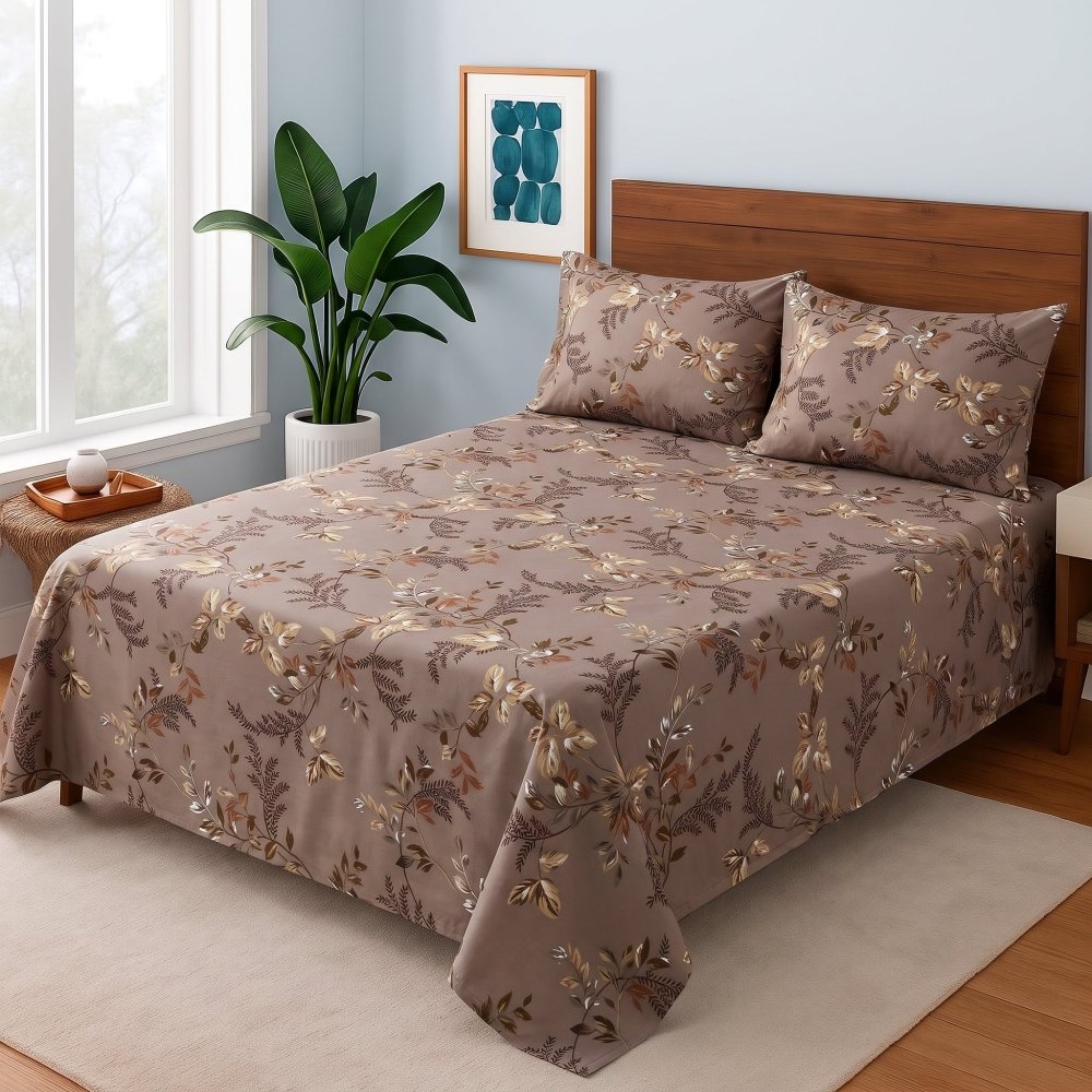 Walnut Whisper - Bedsheet Set - Zaraish.com