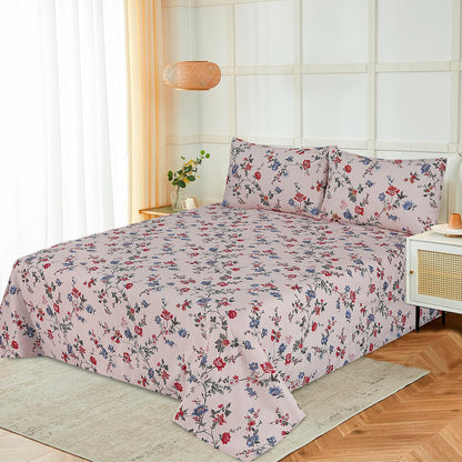 Blue star Flower - Bed sheet Set