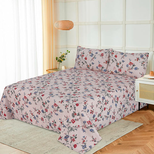 Blue star Flower - Bed sheet Set