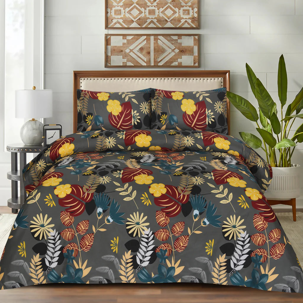 Multiple Patta- Bedsheet Set