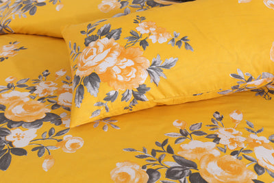 Yellow Flower- Bed Sheet Set