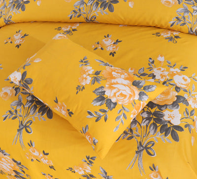Yellow Flower- Bed Sheet Set