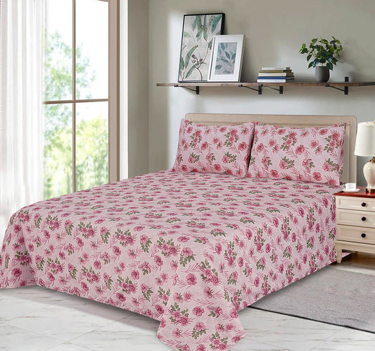 Orchid Flower- Bed sheet Set