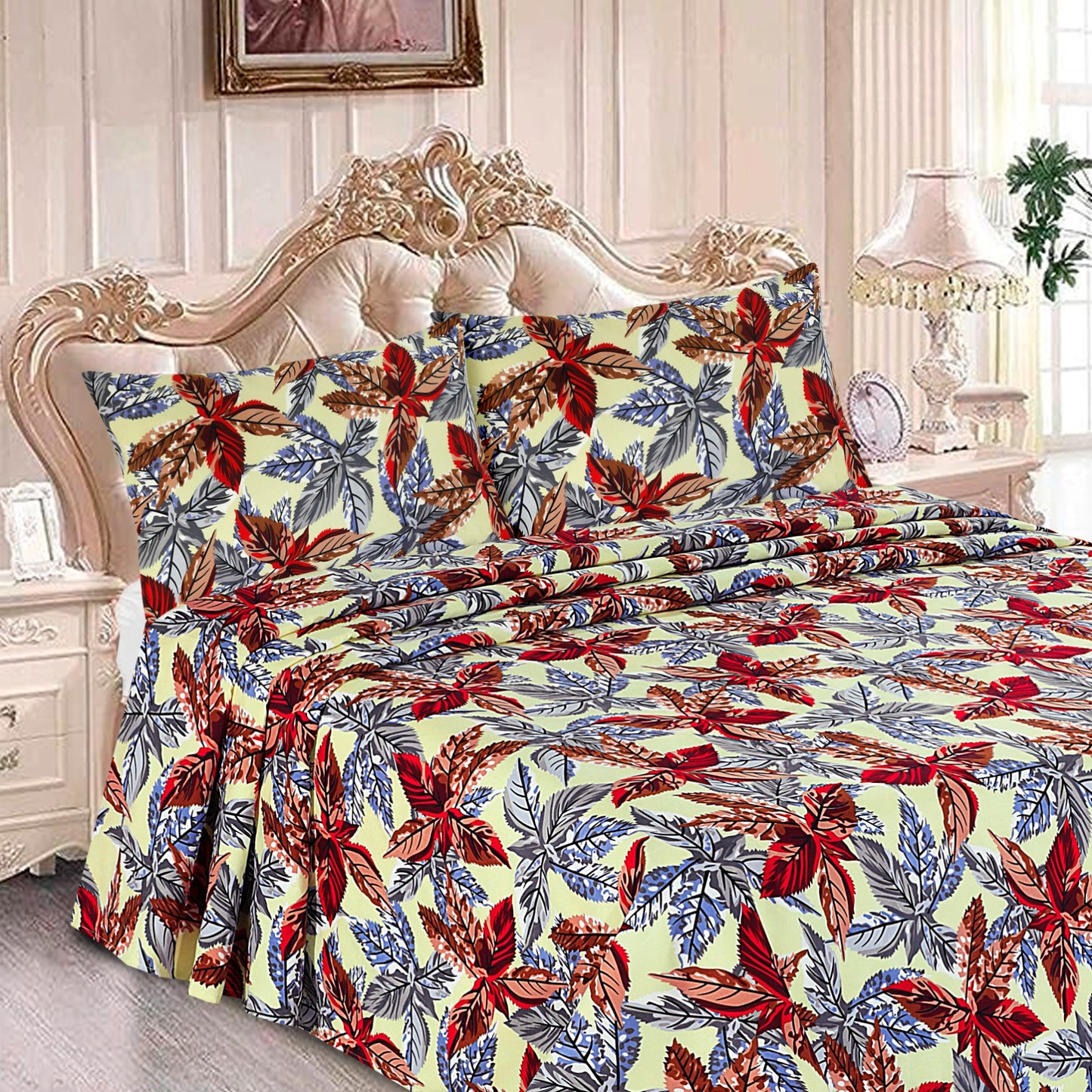 Beauty of leaves- Bedsheet Set