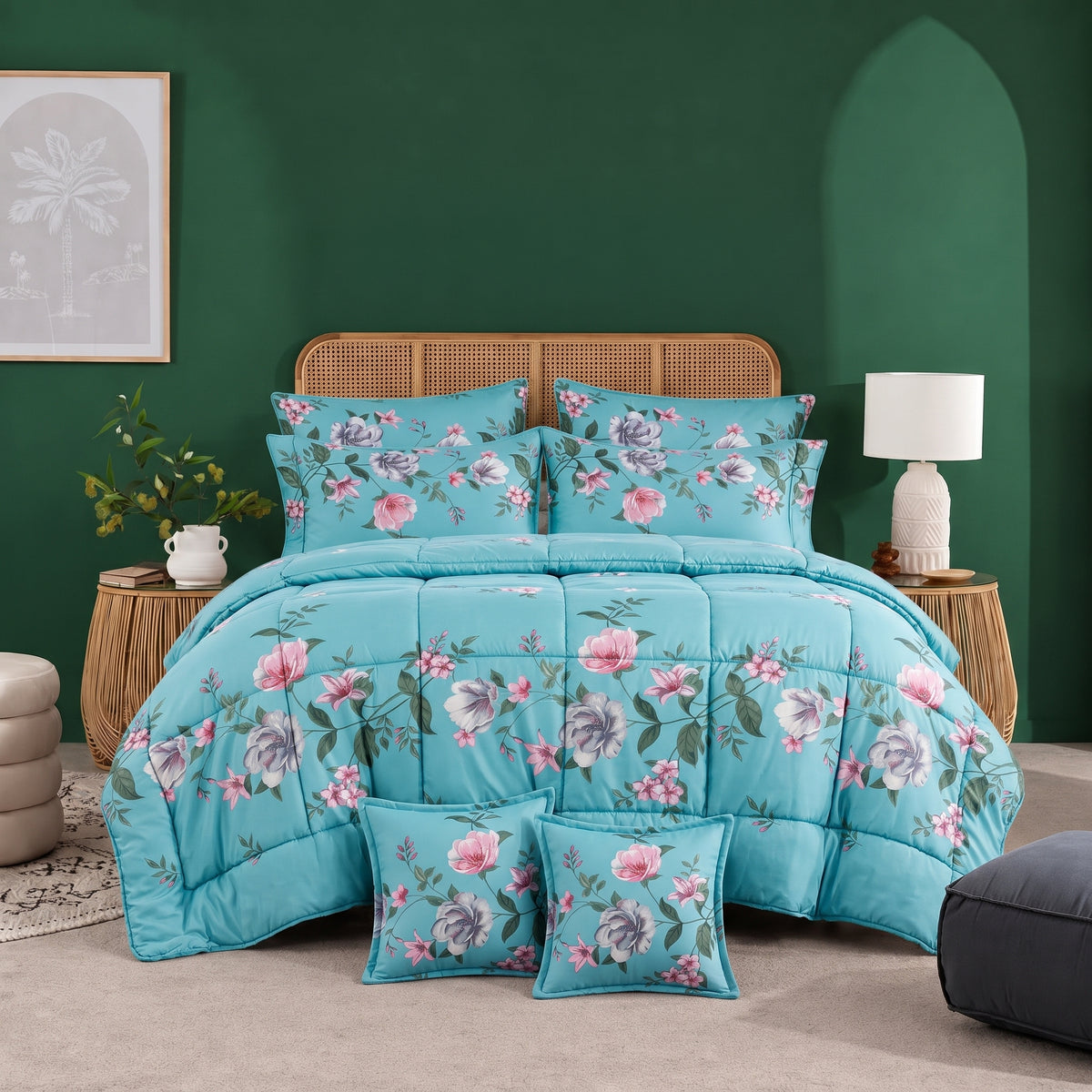 Royal Cool - 8pcs Premium Comforter Set