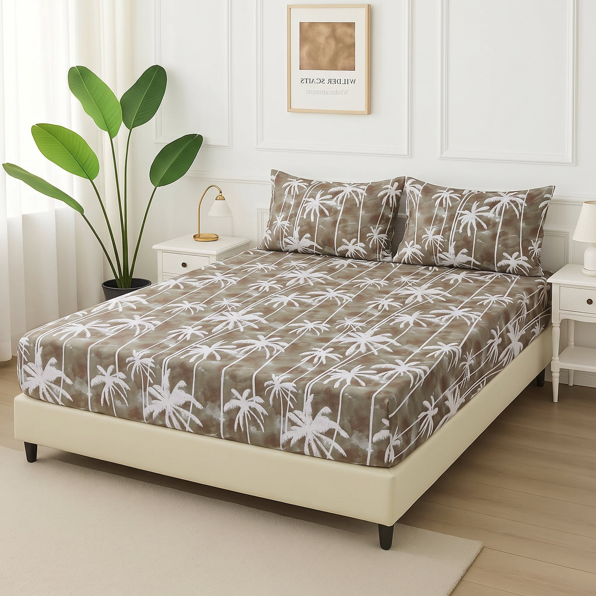 Pacific Palms - Fitted Bedsheet Set