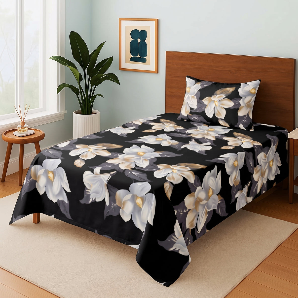 Anarkali  - Single Bedsheet Set