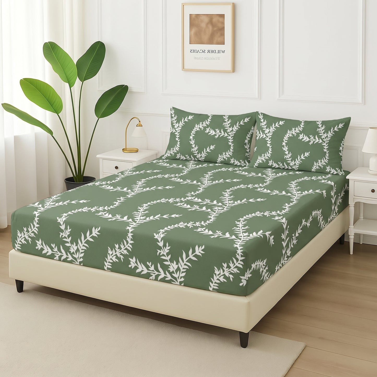 Sage - Fitted Bedsheet Set