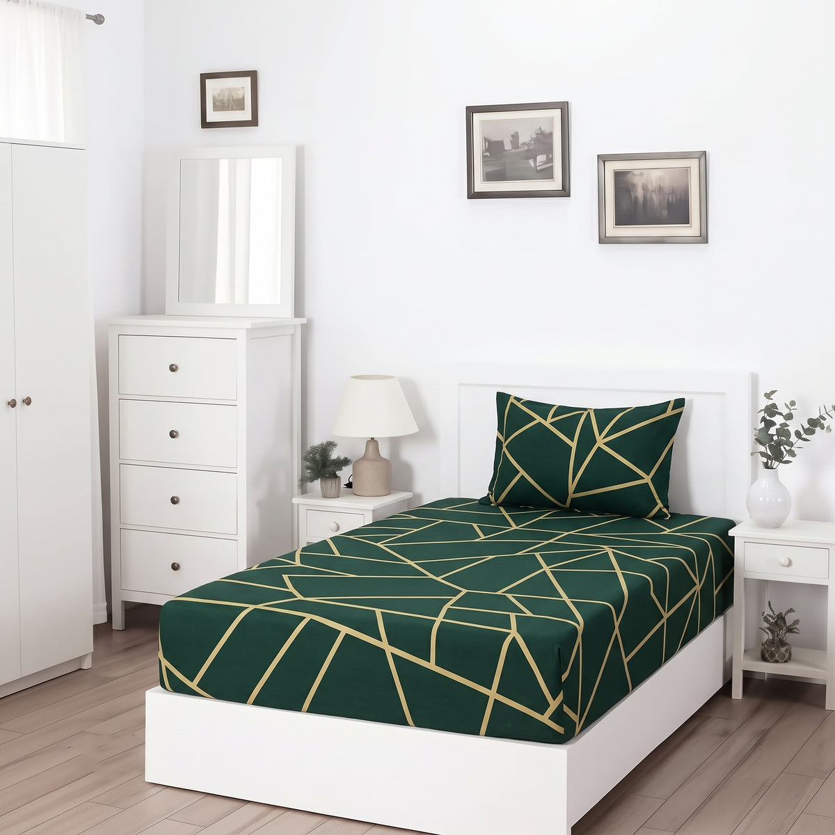 Electric - SINGLE Fitted Bedsheet Set