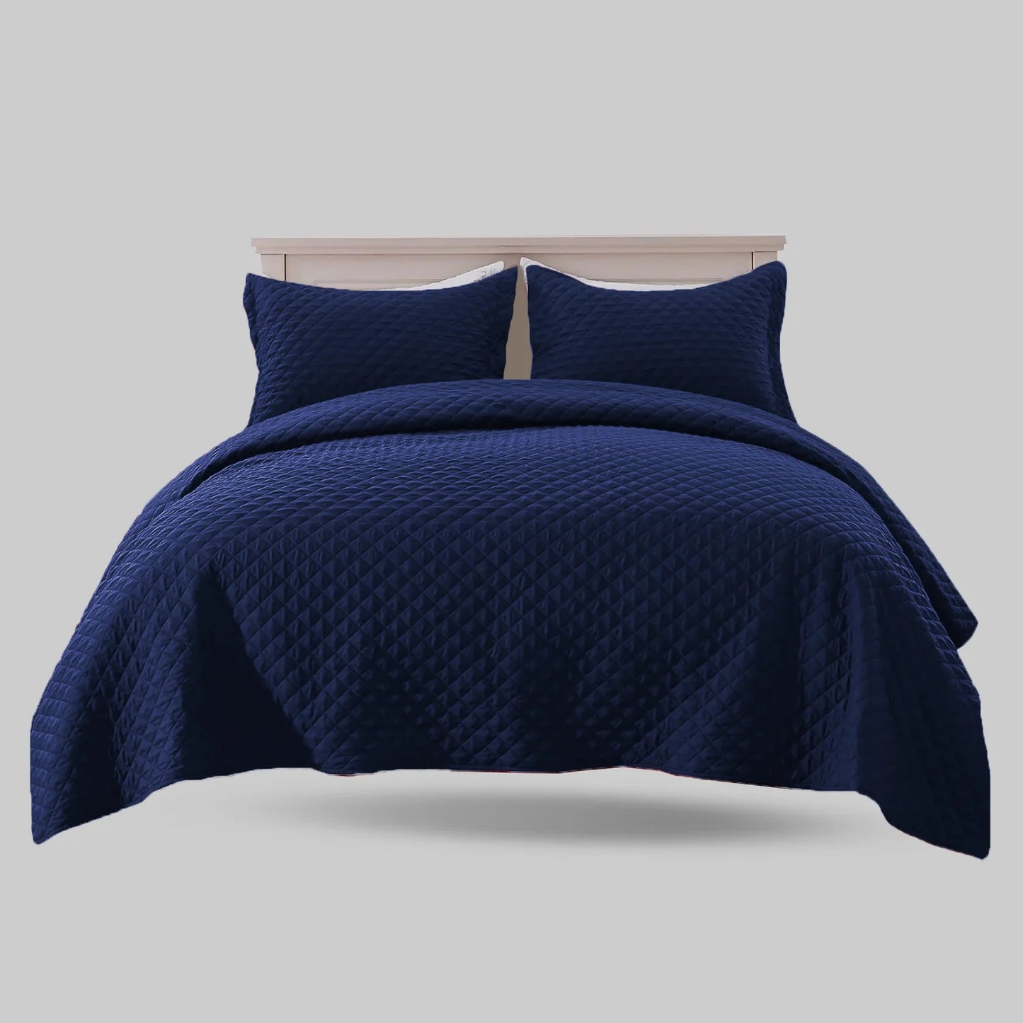 BEDSPREAD Set (Light Filling) - NAVY