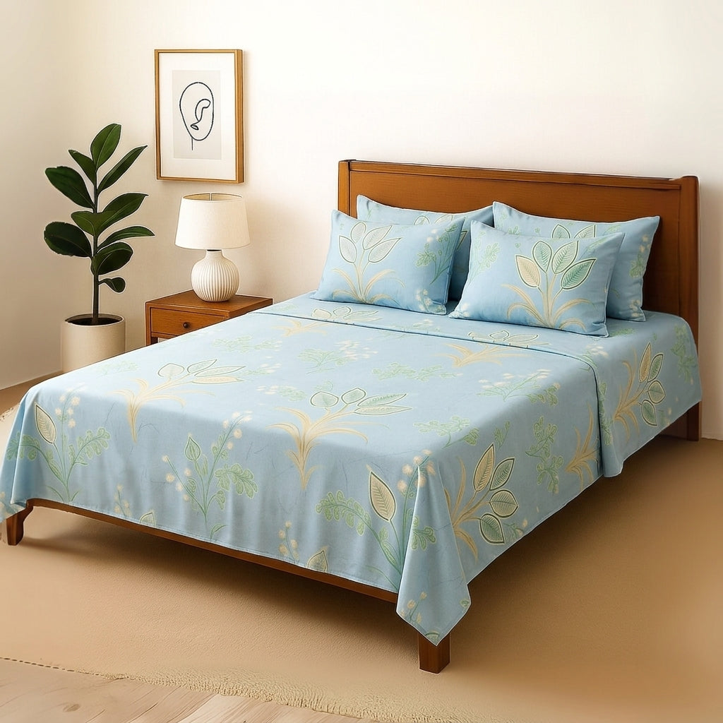 Sky Tree - Bedsheet With 4 Pillow Covers