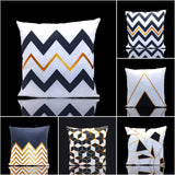 Triangular white Cushion Cover (Pack Of 6pcs)