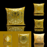 Yellow chek Cushion Cover (Pack Of 6pcs)