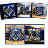 High blue Cushion Cover (Pack Of 5pcs)
