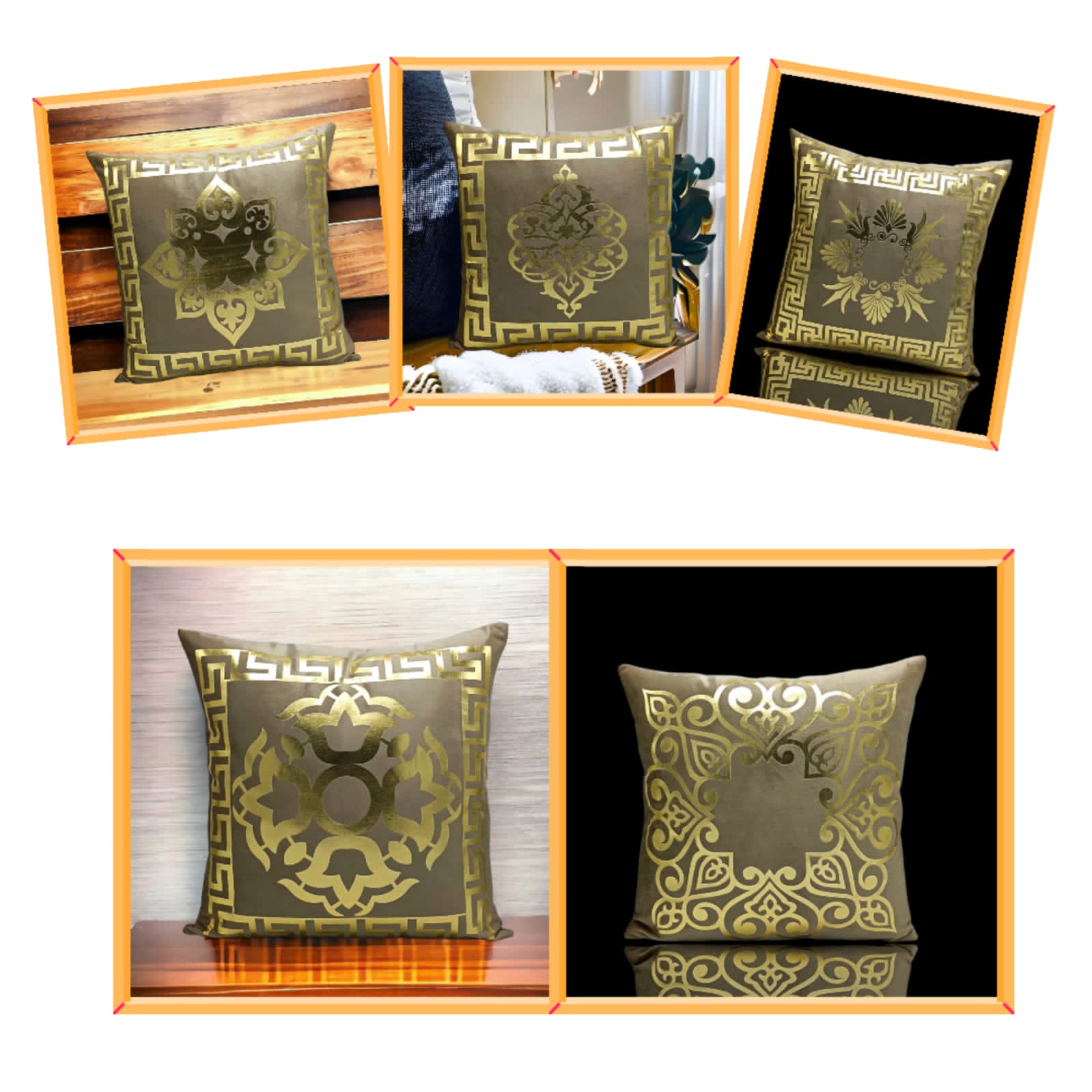 Marry crew Cushion Cover (Pack Of 5pcs)