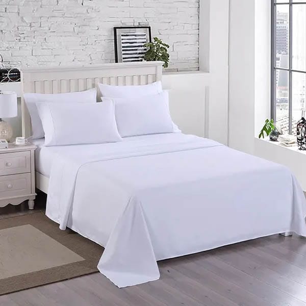 Plain White - Bed Sheet Set