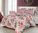Bezier flower-6/8PCS  Summer Comforter Set (Light Filling)