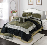 FANCY QUILTED BRIDAL SET 6PCS