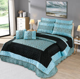 FANCY QUILTED BRIDAL SET 6PCS