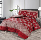 Beatrice Red -WINTER 6PCS RAZAI/QUILT SET