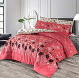 PINK BEAUTY-WINTER 6PCS RAZAI/QUILT SET