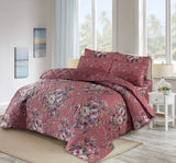 TEA FLOWER- 6 pcs Summer Comforter Set (Light Filling)