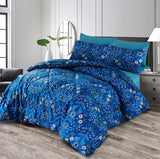 BLUE BEAUTY WINTER 6PCS RAZAI/QUILT SET